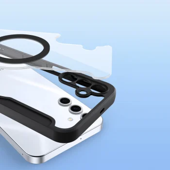 Dux Ducis Skin X Pro atverams vāciņš Samsung Galaxy S25+, MagSafe, melns