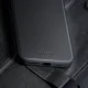 3mk Hardy Apple Silky Leather MagCase iPhone 16 Pro Max vāciņš, melns