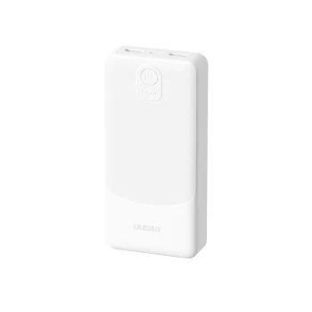 Ārējais akumulators Dudao K10 10000mAh 2.4A 2x USB-A, Balts