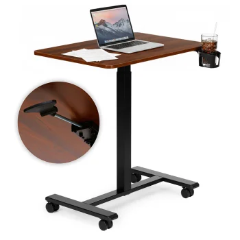 Modernhome Mobilais Datora Galds ar Riteņiem un Regulējamu Augstumu 70x48 cm