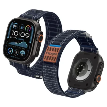 Spigen WBF0 siksniņa Apple Watch 44 / 45 / 46 / 49 mm, tumši zila
