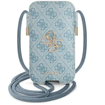 Guess somiņa viedtālrunim (6.7") GUPHL4GMGBL 4G Big Metal Logo, zila