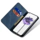 Nothing Phone 2 Jeans Cloth Texture Magnetic Book Case Cover, Blue | Telefona Vāciņš Maciņš Apvalks Grāmatiņa