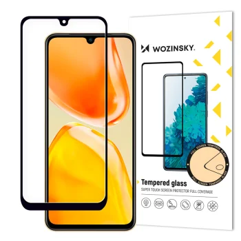 Wozinsky Full Glue aizsargstikls Vivo X80 Lite / V25 Melns