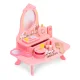 Ecotoys koka bērnu tualetes galdiņš ar spoguli un atvilktni, 7 piederumi