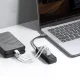 Orico PWC2U-U3 3 portu USB centrmezgls (2x USB-A 3.0, 1x USB-C 3.0) 1.8m melns