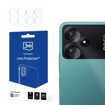 3mk Lens Protection™ hibrīda aizsargstikls kamerai Poco M6 Pro 5G