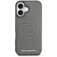 Karl Lagerfeld IML Rhinestones Karl Head vāciņš iPhone 16, melns