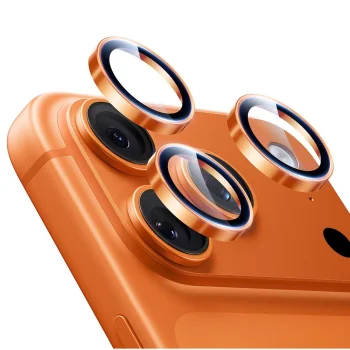 ESR Armorite kameras aizsargstikls iPhone 15/16/17 Pro un Max Oranžs