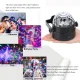 LED Disko Bumba gaismas projektors bērniem ballēm svētkiem | RGB Magic Crystal Disco Ball Party Lightning