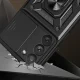 Hurtel Hybrid Armor Camshield vāciņš Samsung Galaxy S23, melns