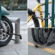 Rockbros LFCXR0085 saliekama velosipēda slēdzene ar kodu, melna