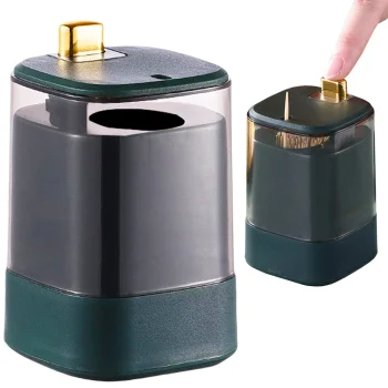 Automātisks zobu bakstāmo dozators, zaļš
