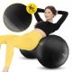 4FIZJO Peanut Air Ball vingrošanas bumba 45 x 90 cm, melna