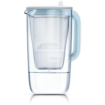 Stikla ūdens filtra krūze Brita Model One 2.5 l, Caurspīdīga / Zila