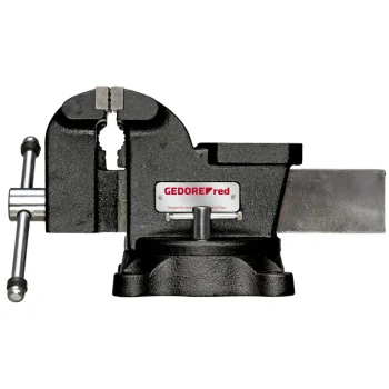 Grozāmas paralēlās skrūvspīles GEDORE red 150 mm R93800150, melnas/sudraba