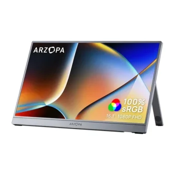 Pārnēsājamais monitors ARZOPA Z1C 16.1" Full HD IPS 60Hz pelēks