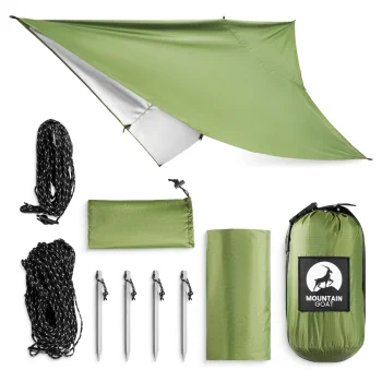 Tūrisma tents MOUNTAIN GOAT 300 x 300 cm, zaļš