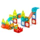 Ricokids RK-763 magnētiskie klucīši ar apgaismojumu, 70+ detaļas