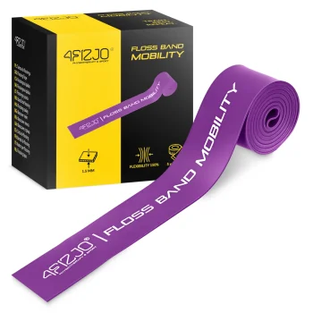 4FIZJO Floss Band kompresijas lente rehabilitācijai 1,5 mm, violeta