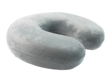 Ceļojumu kakla spilvens DA485 Memory Foam, pelēks