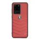 Ferrari Samsung Galaxy S20 Ultra vāciņš Heritage Quilted, sarkans