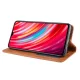 Xiaomi Redmi Note 8 Pro Vintage Style Magnetic Leather Wallet Case Cover, Brown | Telefona Vāciņš Maciņš Apvalks...