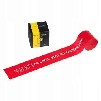 4Fizjo Floss Band rehabilitācijas lente, 1 mm, sarkana