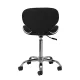 Gabbiano Q-4599 kosmetoloģijas taburete, melna