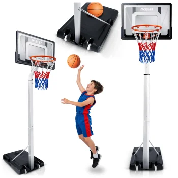 Neo-Sport NS-281 brīvi stāvošs basketbola grozs, 150-260 cm