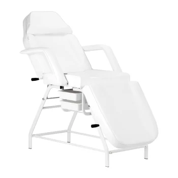 Activeshop 557A kosmetoloģiskais krēsls ar paplātēm, balts