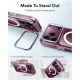 ESR Classic Hybrid vāciņš ar statīvu priekš iPhone 18 Pro Max / 17 Pro Max, MagSafe, caurspīdīgs
