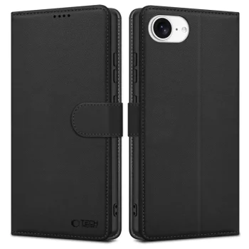 Tech-Protect Wallet atverams vāciņš Apple iPhone 16e / 17e, Matte Black