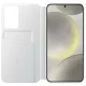 Samsung Galaxy S24+ atverams vāciņš maciņš grāmatiņa Smart View Wallet, balts