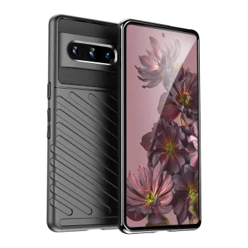 Vāciņš Thunder Case Google Pixel 7 Pro, melns