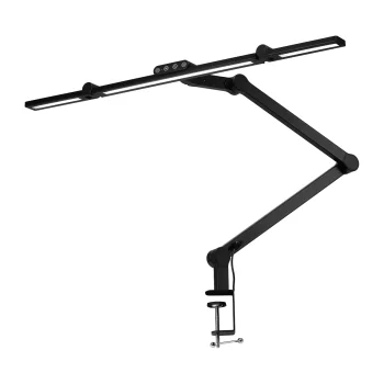 Glow L03 kosmētiskā galda lampa ar stiprinājumu, melna