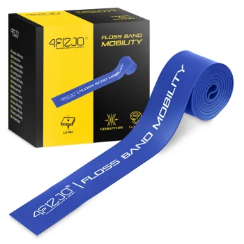 4Fizjo Floss Band rehabilitācijas lente 1.5 mm, zila