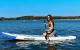 Piepūšamais SUP dēlis FunWater SUPFW05B Tiki 3.2 m ar piederumiem, zils-balts