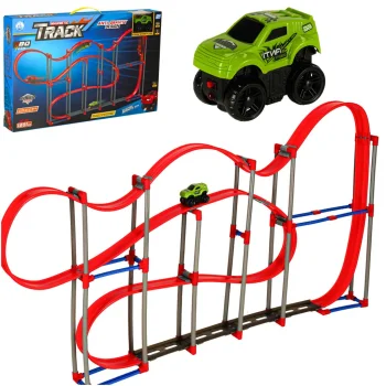 Antigravitācijas magnētiskā auto trase 123 cm, 120 elementi