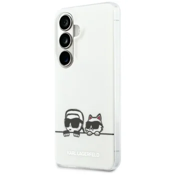 Karl Lagerfeld IML Peekaboo MagSafe vāciņš Samsung Galaxy S26 Plus, caurspīdīgs