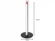 LED stāvlampa 50 cm, 3 gaismas krāsas, aptumšojama, melna