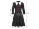 Wednesday Addams bērnu kostīms / kleita, 125-135 cm