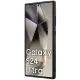 DKNY Samsung Galaxy S24 Ultra vāciņš Leather Monogram Metal Logo MagSafe, melns