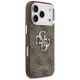 Guess 4G Big 4G Classic Logo vāciņš iPhone 17 Pro, brūns / sudraba