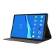Lenovo Tab M10 HD Gen 2 10.1\" (TB-X306) TPU + PU Leather Protection Case Cover, Black | Vāks Apvalks Pārvalks...