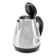 Huslog AK-02034H elektriskā retro tējkanna, 1.7L, 2200W, melna/sudraba