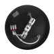 Maclean MCE362 B griestu lampa, 3xGU10, melna matēta