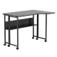 Maclean MC-126 L/B saliekams L-veida galds, 100x73cm, melns