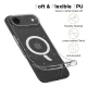 Tech-Protect FlexAir MagSafe vāciņš priekš iPhone 17 Air, Clear Glitter