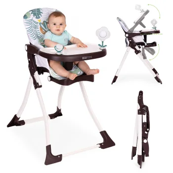 Ecotoys HC301-2401 saliekams bērnu barošanas krēsliņš ar rotaļlietām